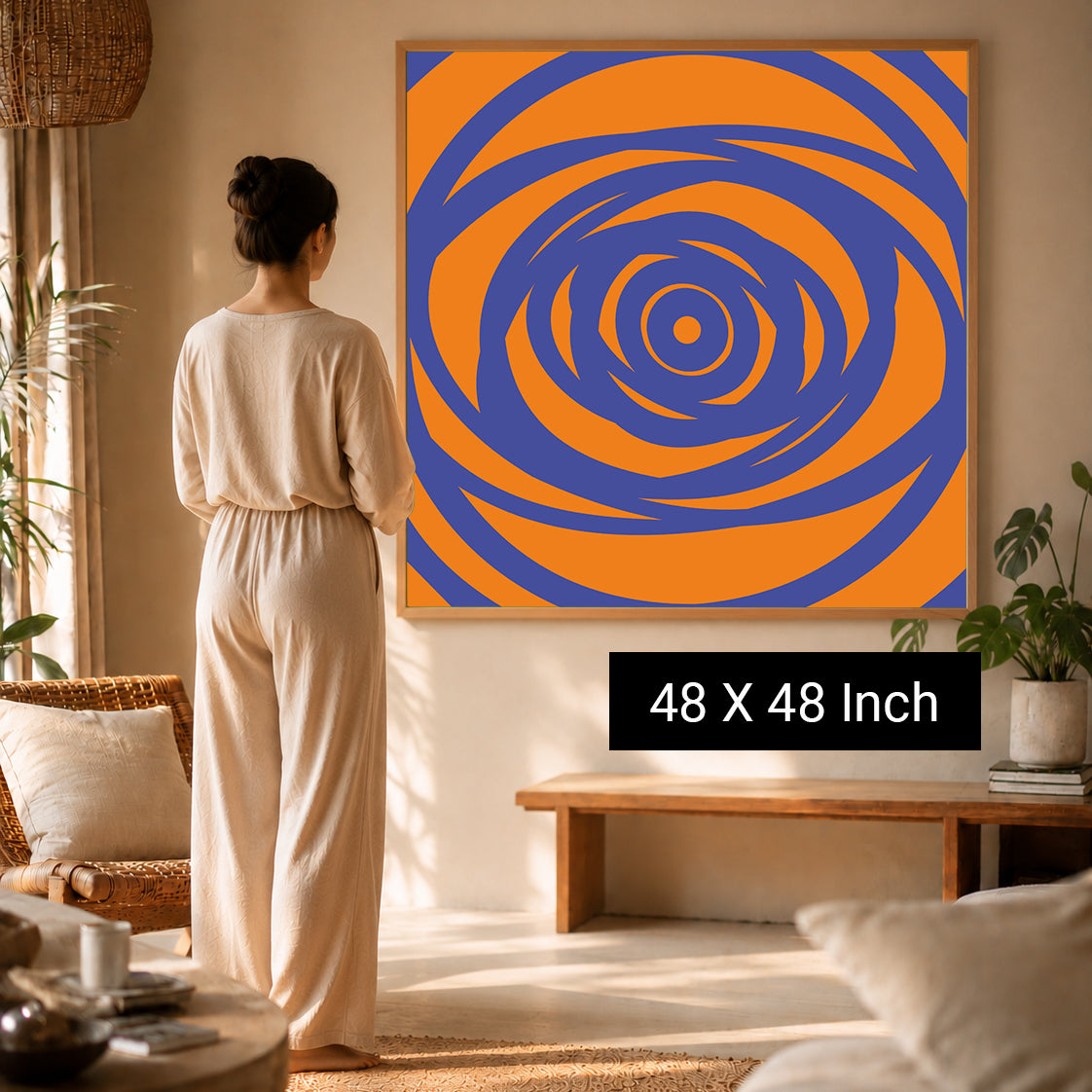 Science-tested color palette art print for healthcare interiors
