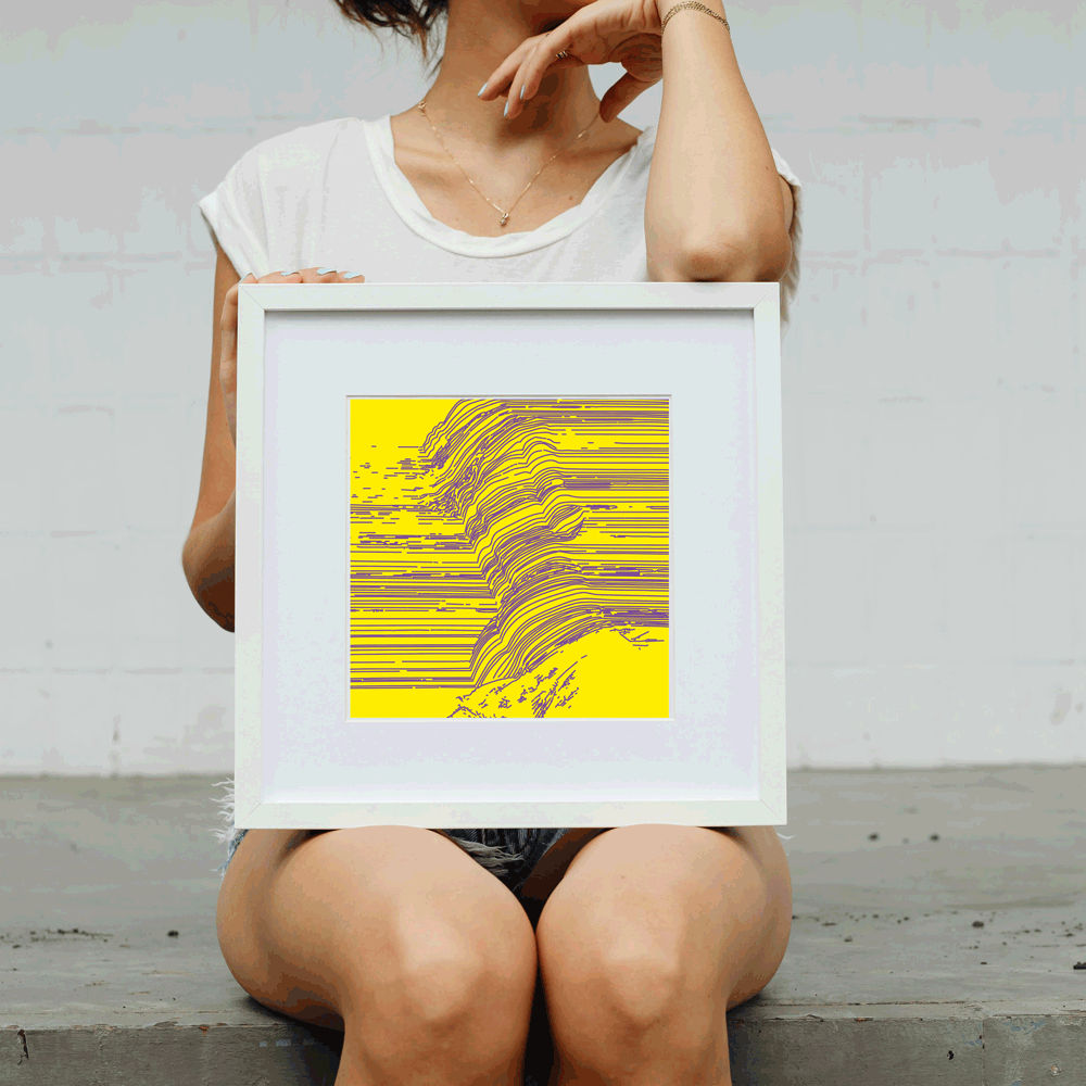 Serene visual print for marriage and family therapist spaces