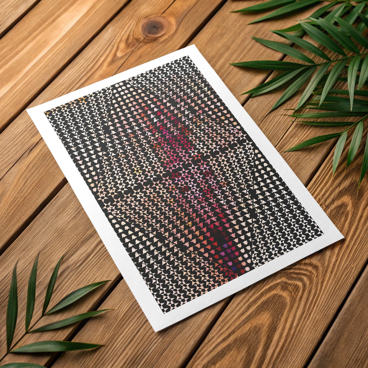 Soft-focused organic forms print for soothing visual environments