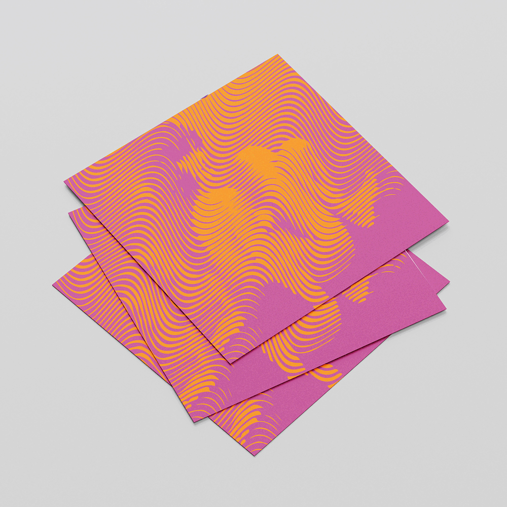 Soft blush pink abstract art print for self-care spaces