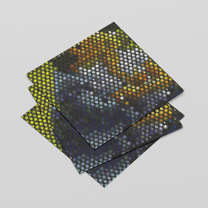 Soft color psychology art print for modern home workplace