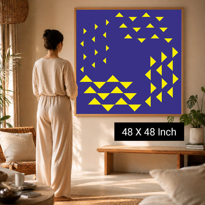 Soft contrast desk art print designed for digital wellness