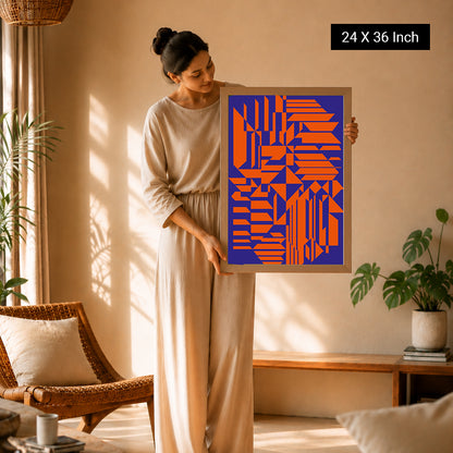 Soft coral blush aura poster for self-care spaces and beauty nooks