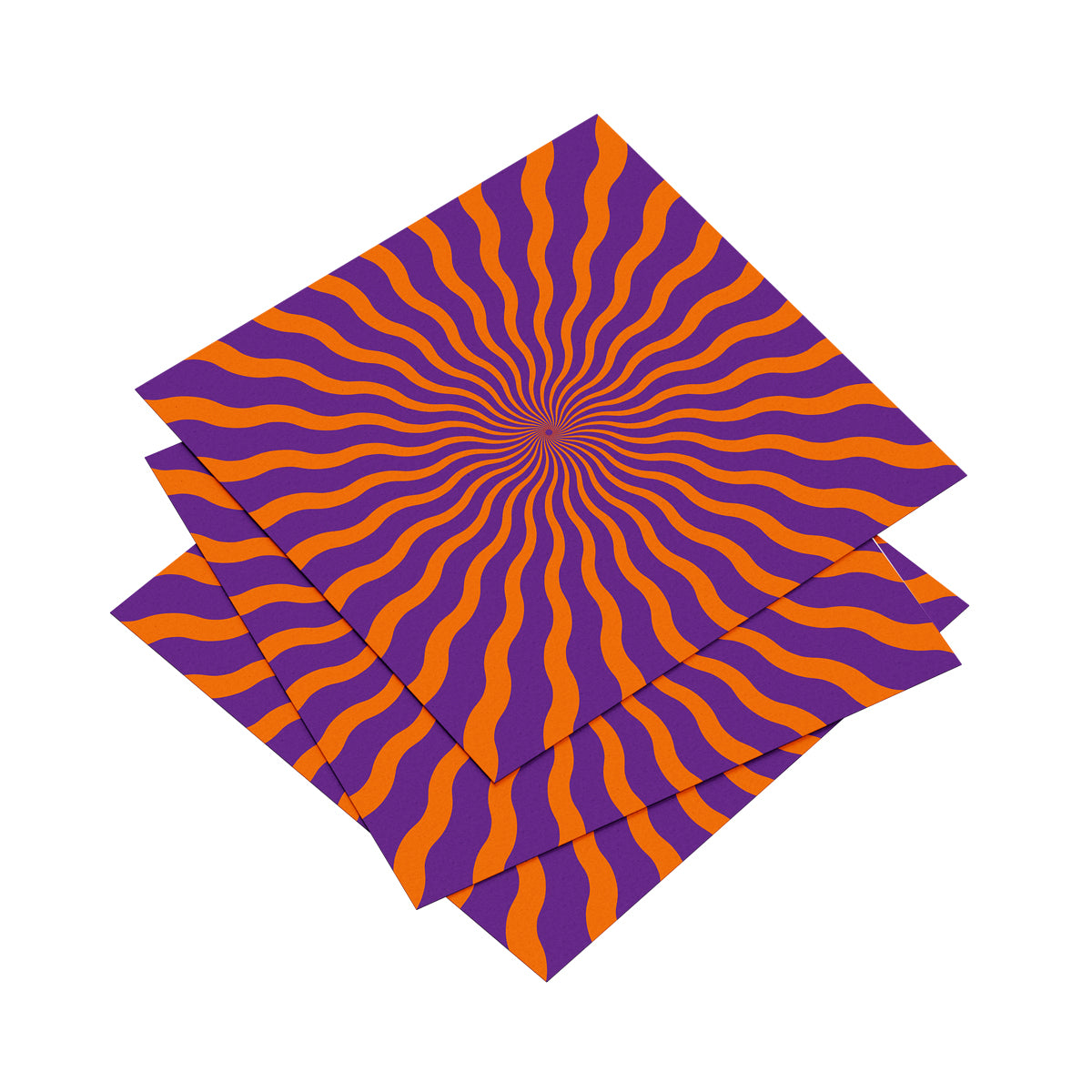 Soft dusk color field print designed for evening anxiety relief