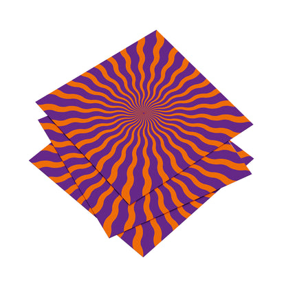 Soft dusk color field print designed for evening anxiety relief