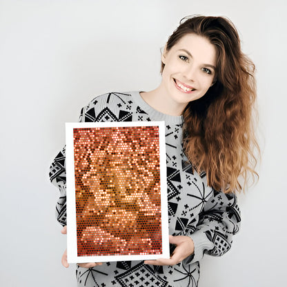 Soft liquid motion art print for sensory calming and balance