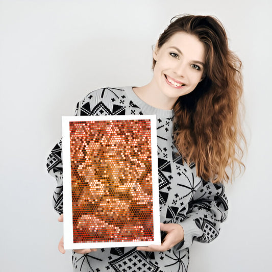 Soft liquid motion art print for sensory calming and balance