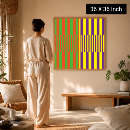 Soft optical depth poster for quiet reflection and focus