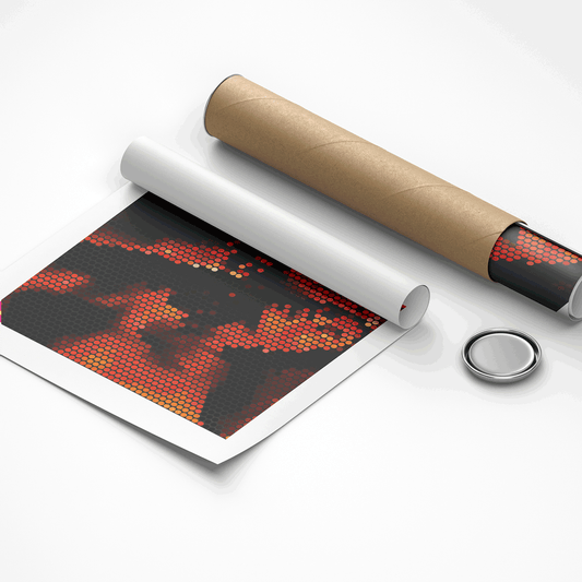 Soft pastel focus art print for quiet study environments