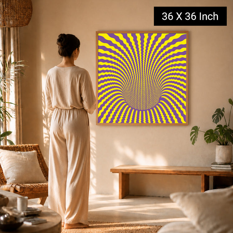 Abstract Art Therapy Canvas for Home Decor - Ilu Art Therapy