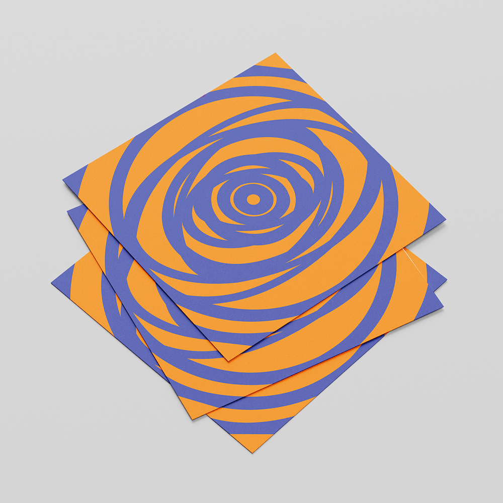 Soft sky blue visual print for expanding mental clarity