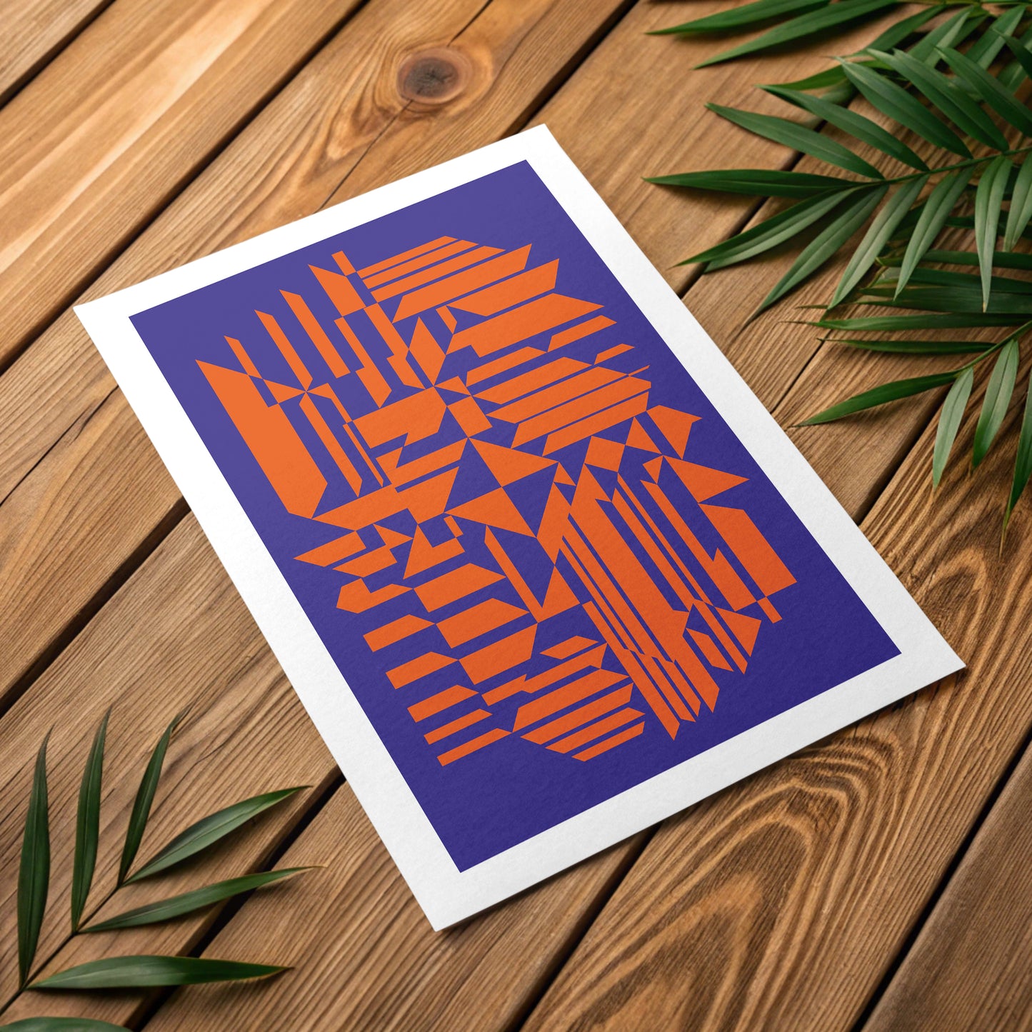 Soft violet aura gradient art print for a peaceful sleep sanctuary