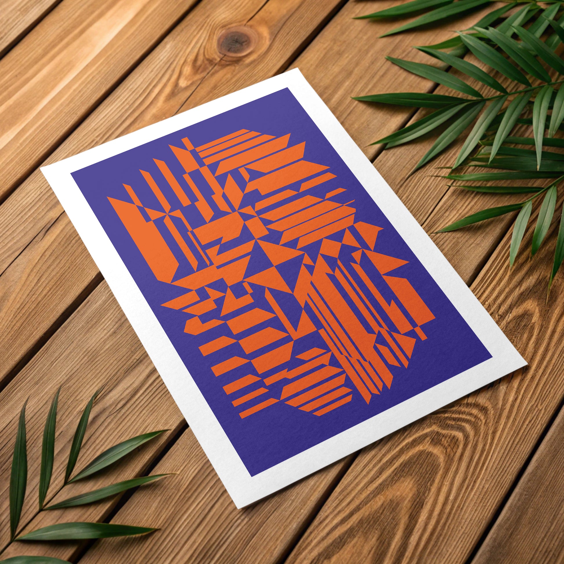Soft violet aura gradient art print for a peaceful sleep sanctuary