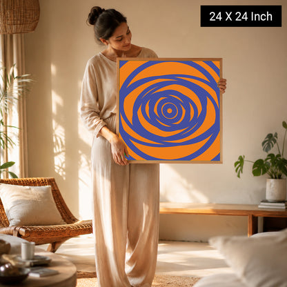 Soft violet visual therapy art for creative calming spaces