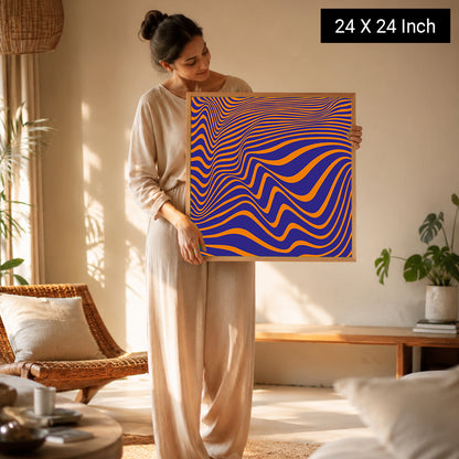 Soft visual illusion print designed for visual art therapy