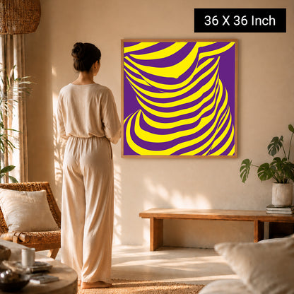 Soothing artwork with gentle curve patterns for holistic therapy