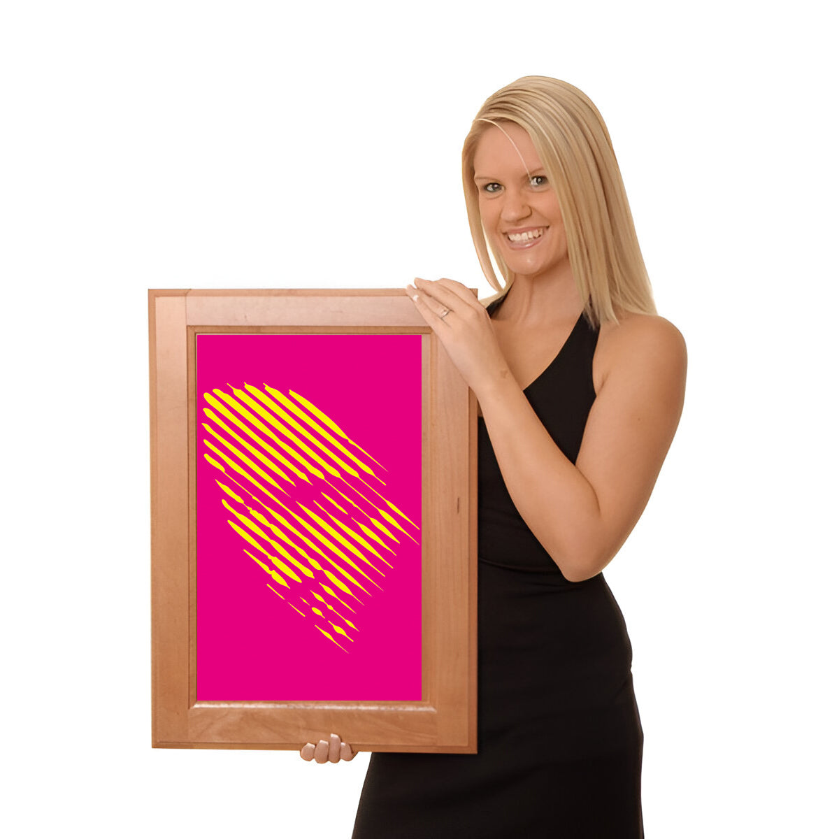 Soothing gradient canvas print for corporate wellness initiatives