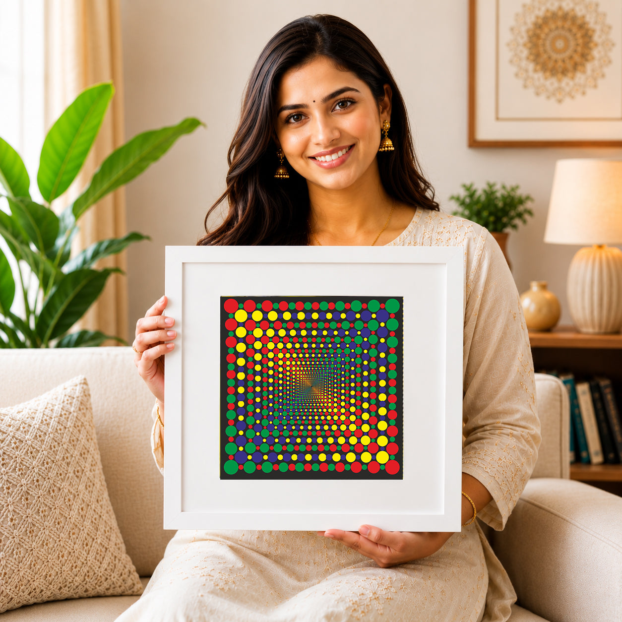 soothing meditation artwork for emotional wellness and balanced living