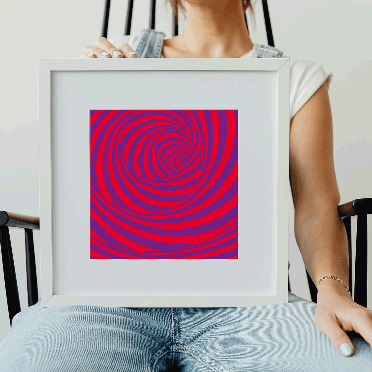 Statement Optical Illusion Wall Art - Ilu Art Therapy