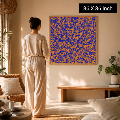 Soothing ocean depths canvas print for deep breathing exercises