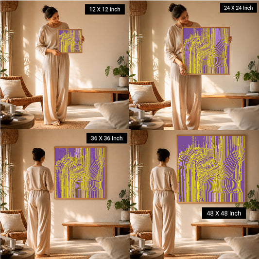 soothing spiritual canvas art for positive energy home styling