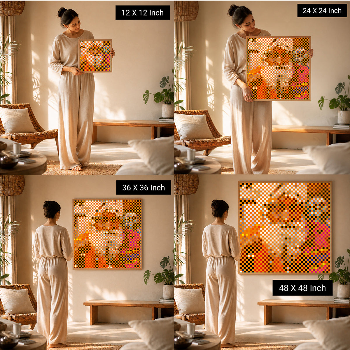 soothing spiritual wall painting for peaceful meditation spaces