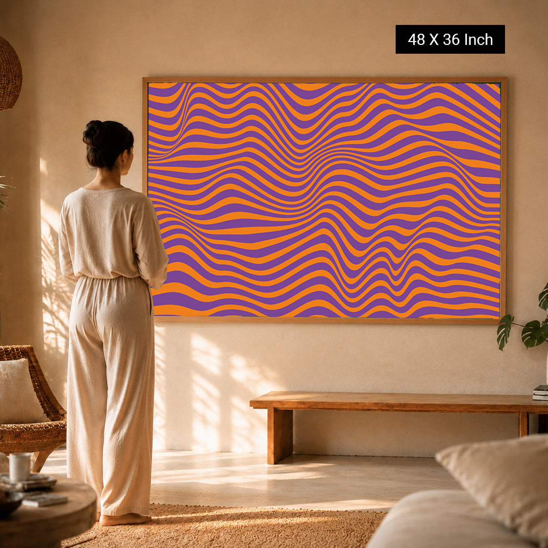 Soothing twilight blur poster for psychologist counseling rooms