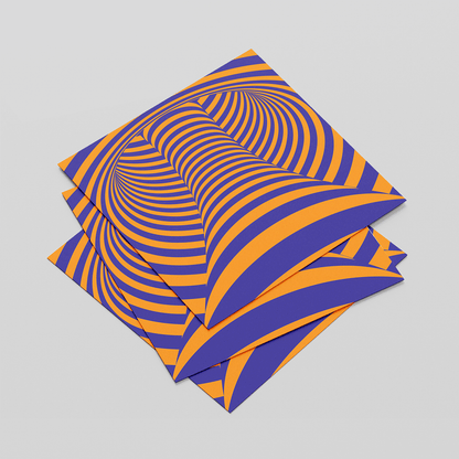 Soothing visual illusion canvas featuring soft gradient shifts