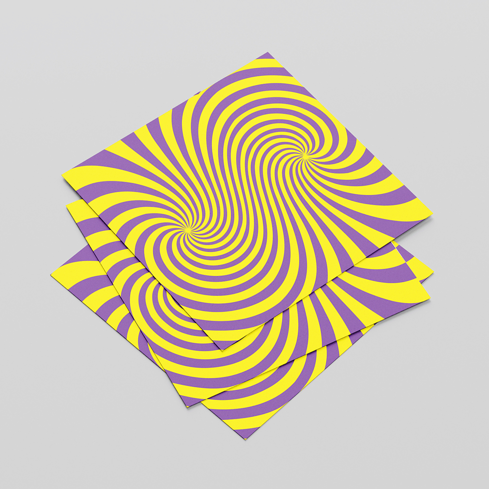 Soothing visual therapy print for yoga studio relaxation rooms
