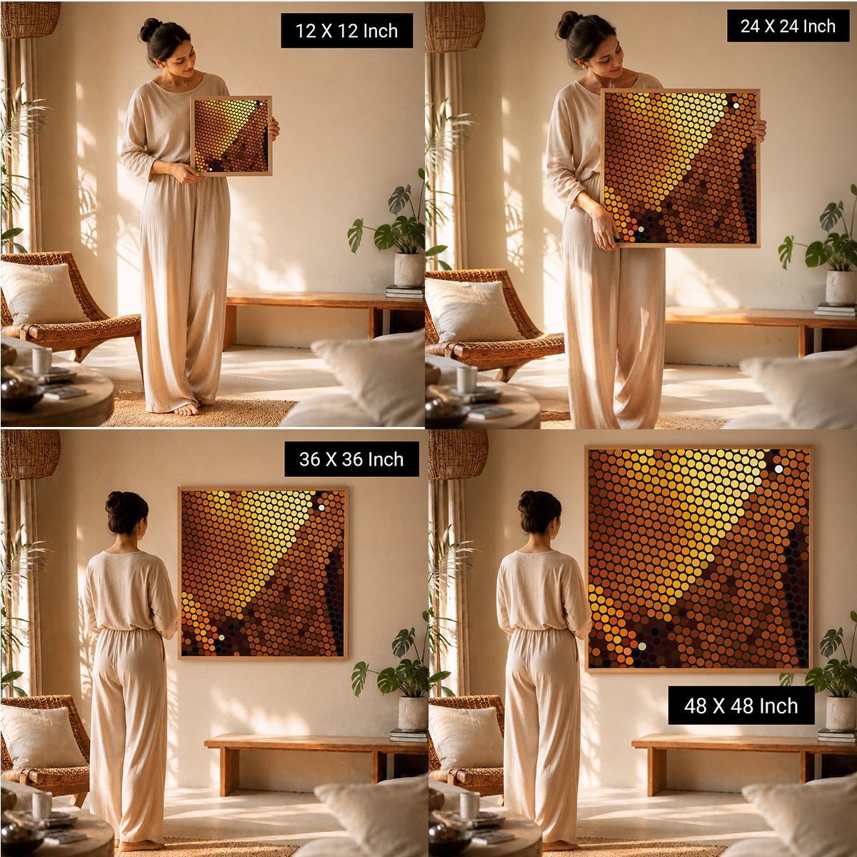 spiritual artwork for calming spaces and positive energy home decoration