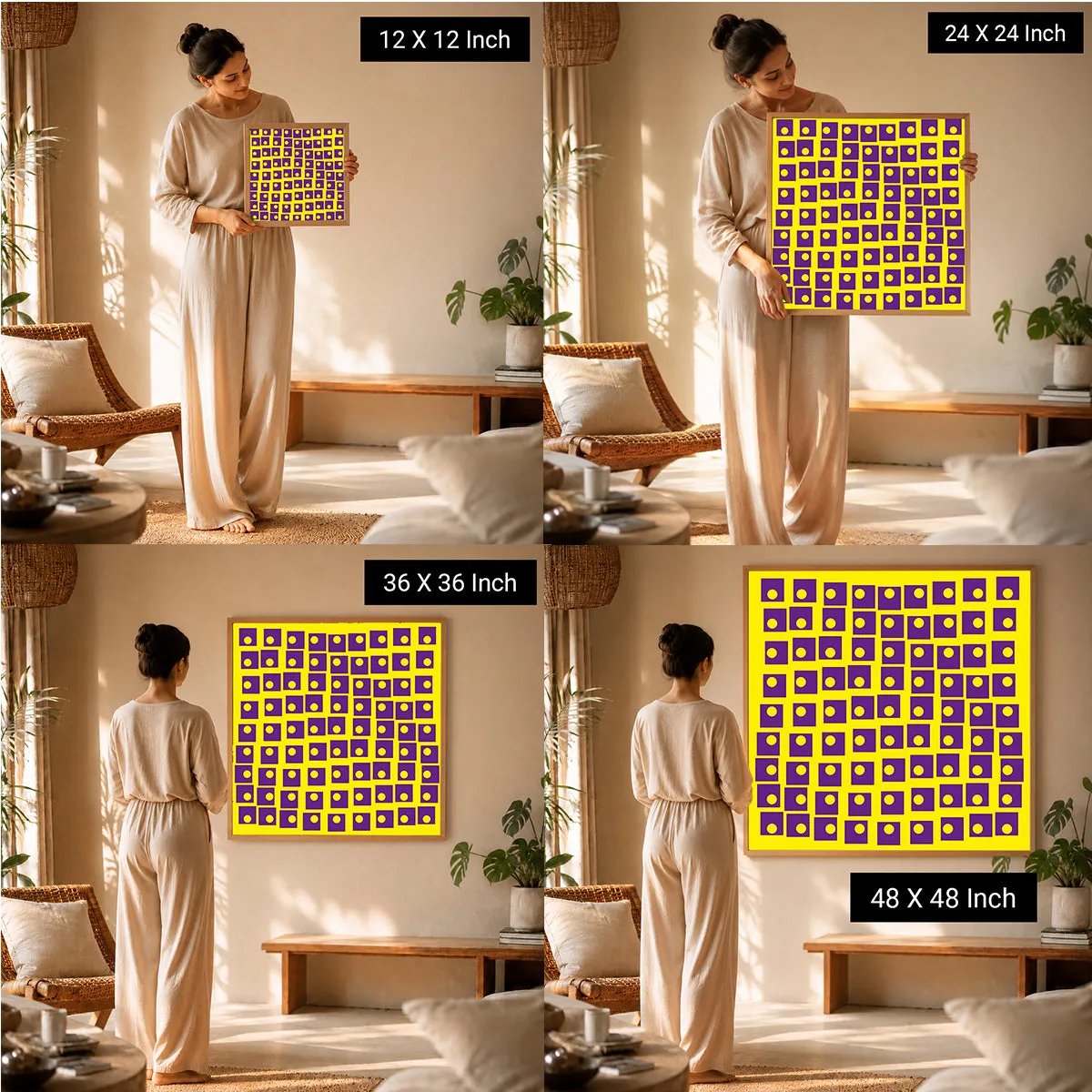 spiritual healing wall decor for wellness and yoga interiors