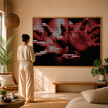 Stress-free workplace art print for modern tech office walls