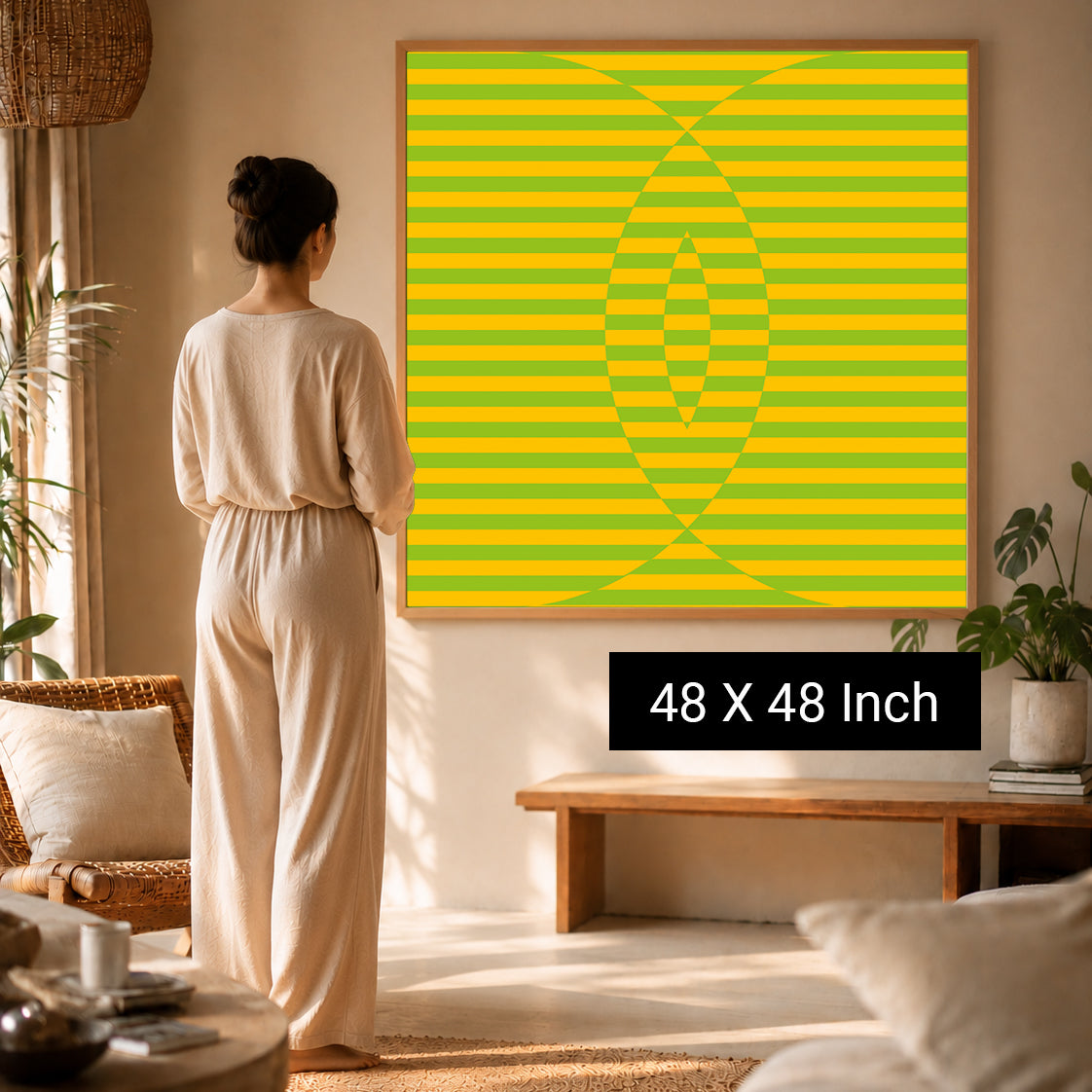 Subtle perception artwork designed for peaceful distraction