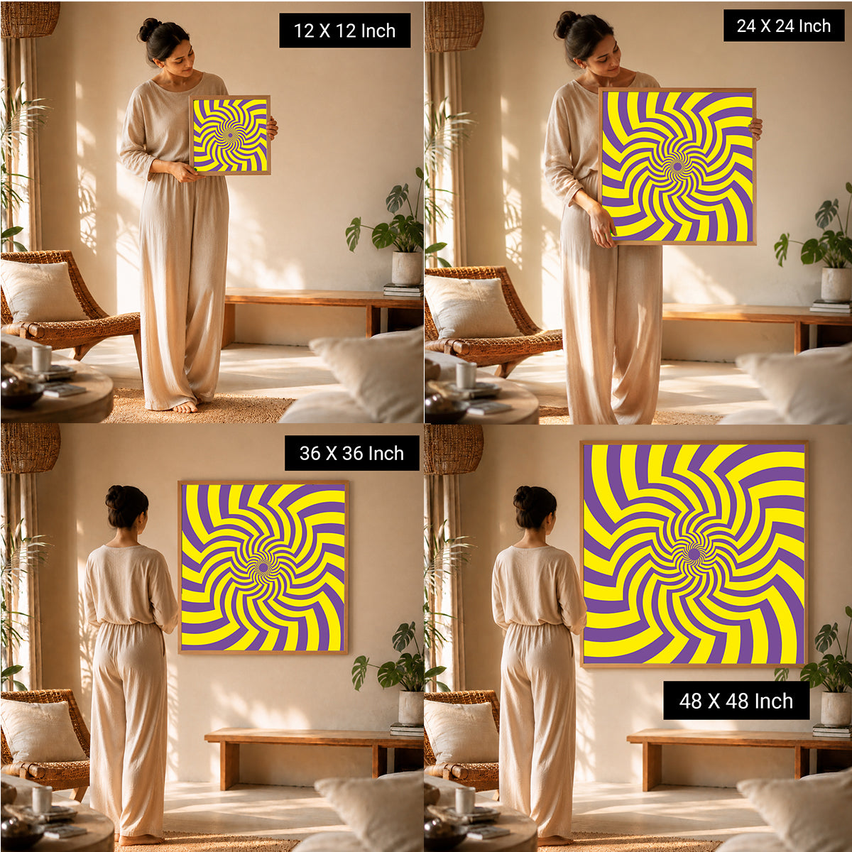 therapy office wall decor for calming and grounding visual support