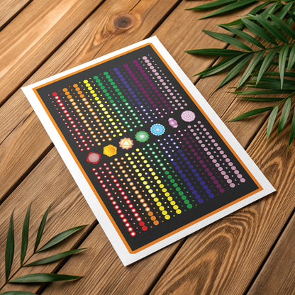 Wabi-Sabi imperfect circle poster representing emotional wholeness