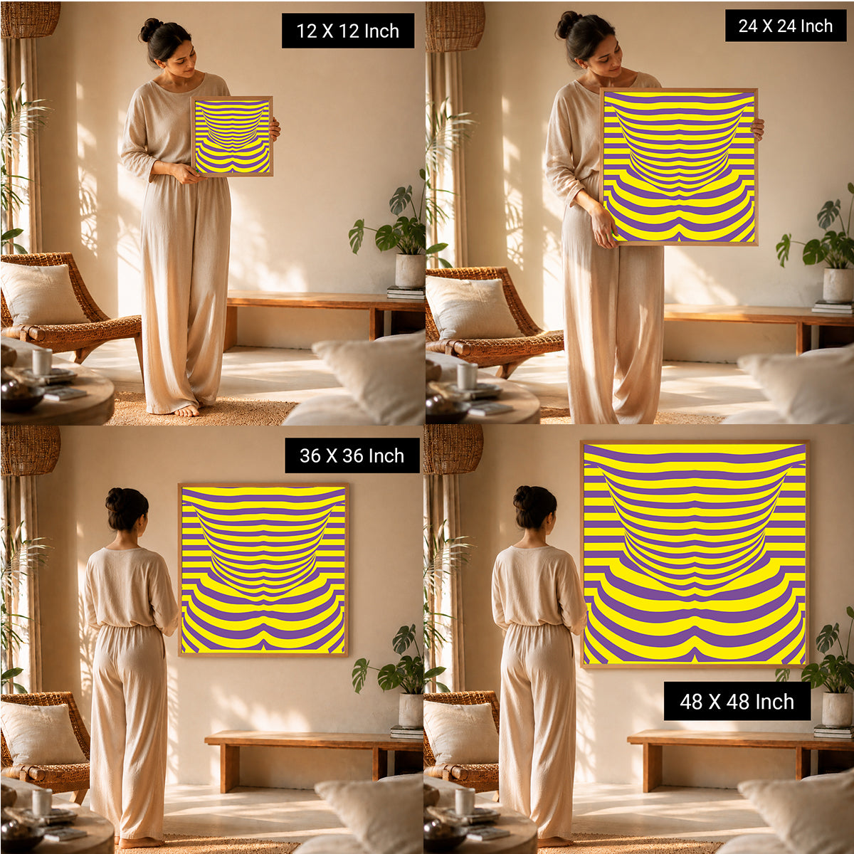 Art therapy wall decor for emotional healing