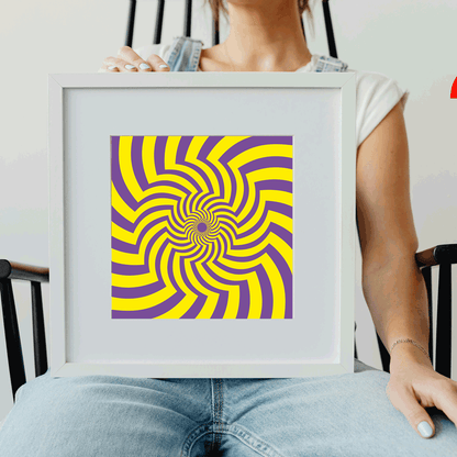 Zen meditation wall art print for mindfulness practice spaces